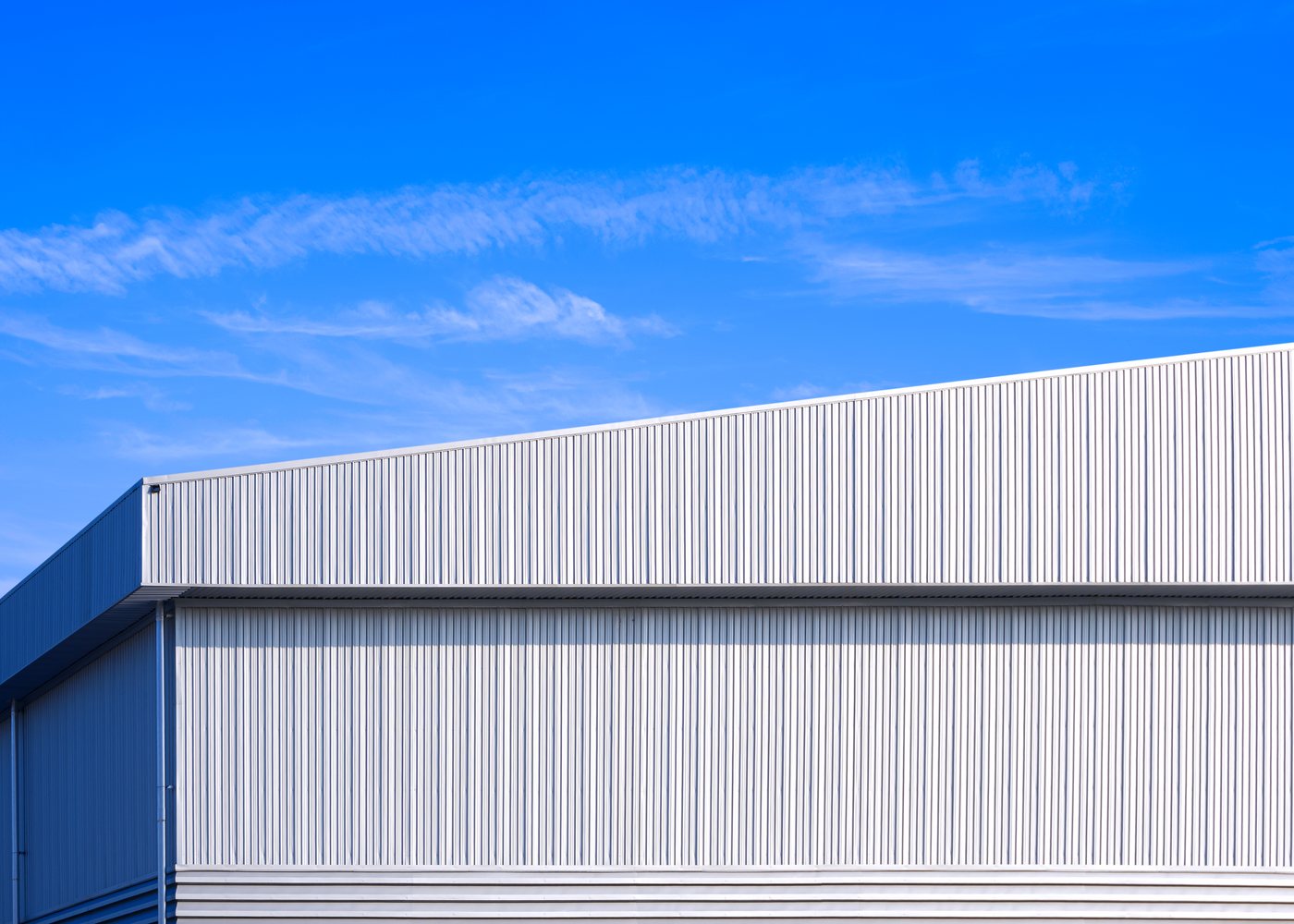 Completed commercial metal wall system